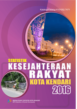 Statistik Kesejahteraan Rakyat Kota Kendari 2016