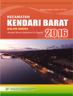 Kecamatan Kendari Barat Dalam Angka 2016