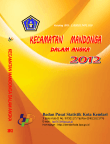 Kecamatan Mandonga Dalam Angka 2012